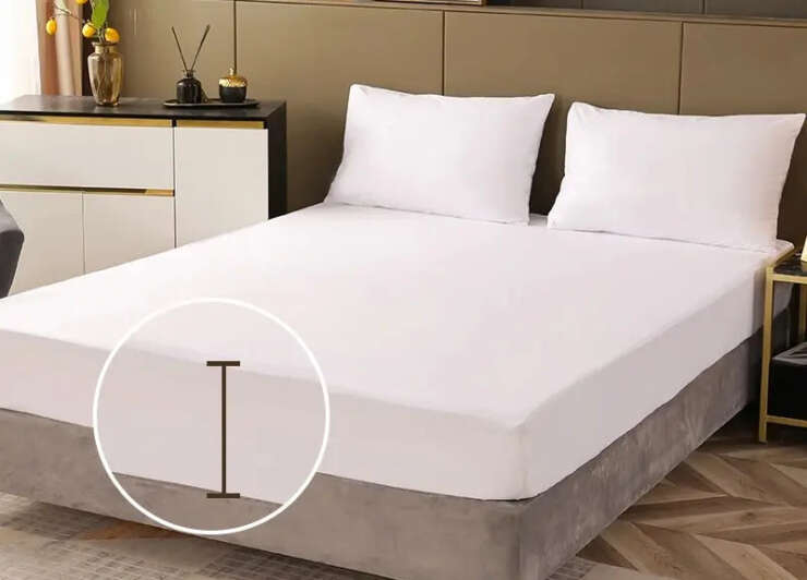 SilentGuard: 100% Waterproof Mattress Protector – Breathable & Noiseless Jersey Bed Cove