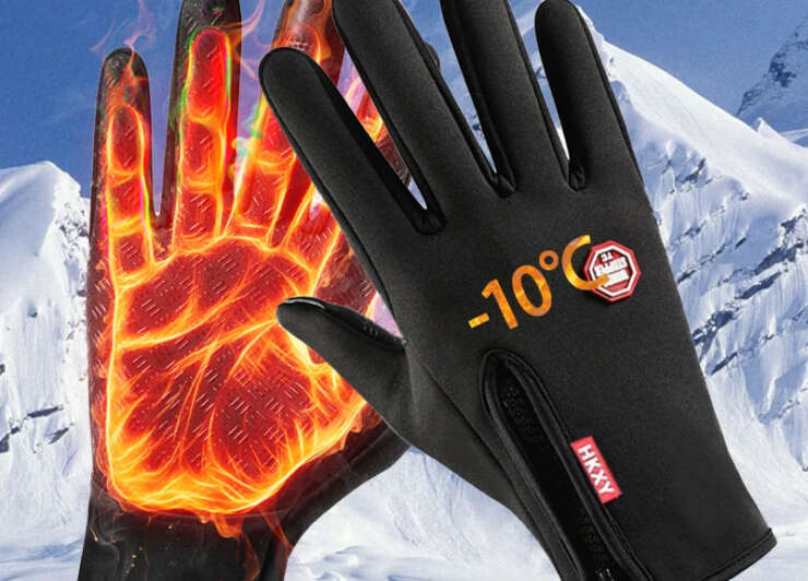 Winter Gloves For Men/Women, Touchscreen, Warm Outdoor, Cycling/Driving/Motorcycle Cold Gloves, Windproof Non Slip Gloves